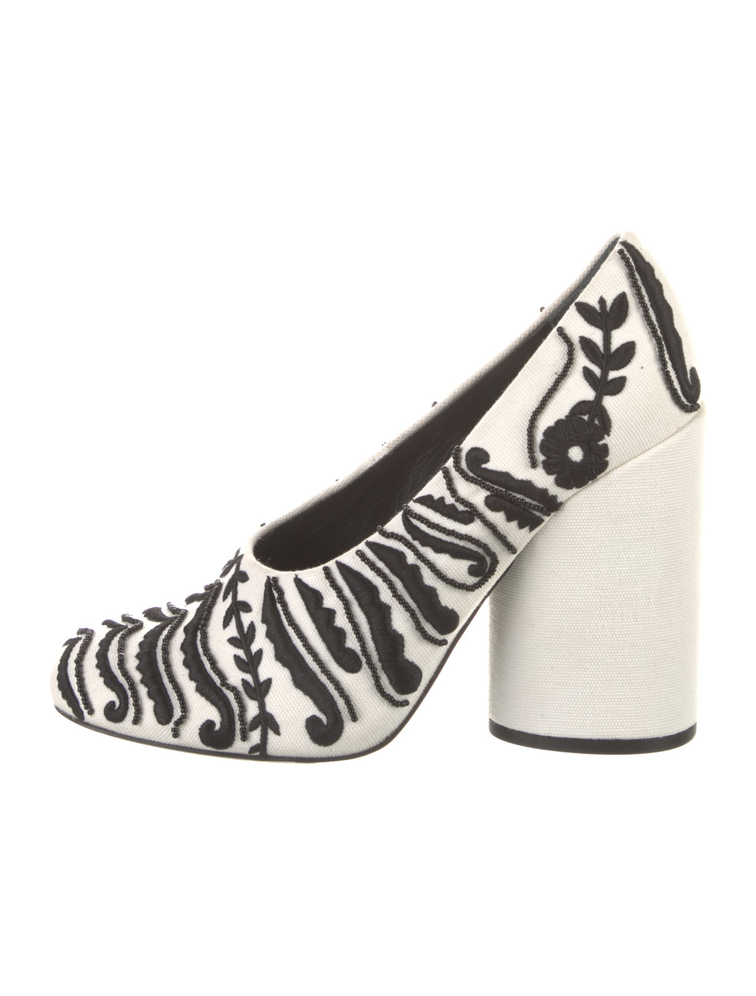 Tory Burch Canvas Printed Pumps
