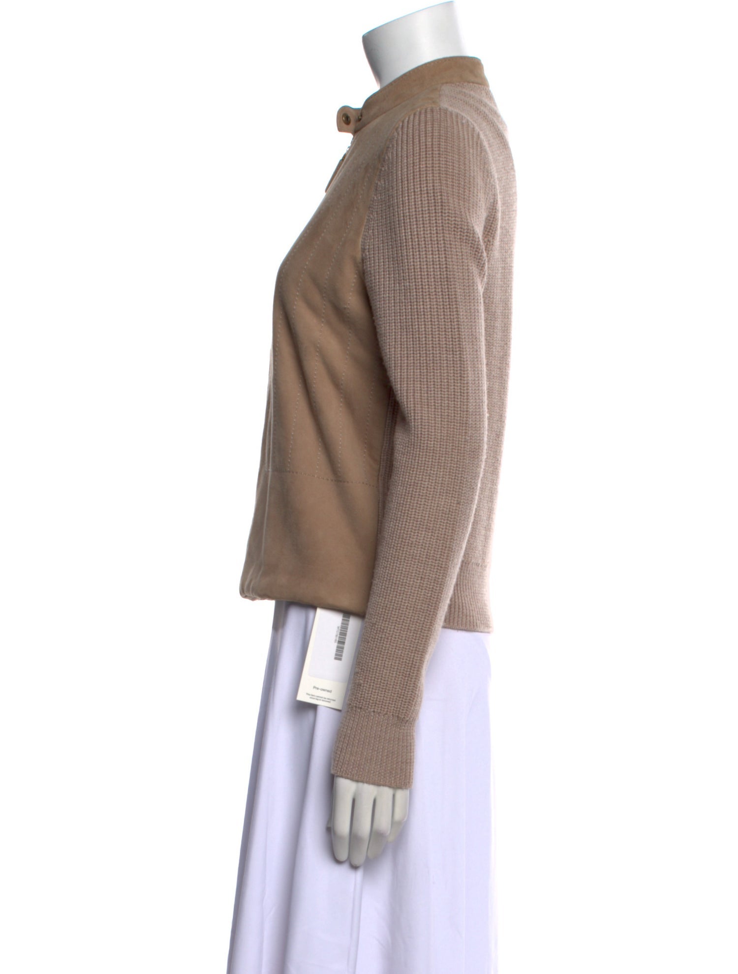 Tory Burch Merino Wool Mock Neck Sweater