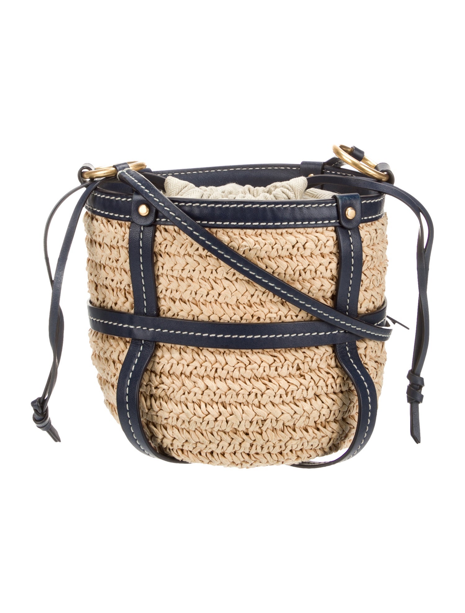 Tory Burch Straw Minaudière