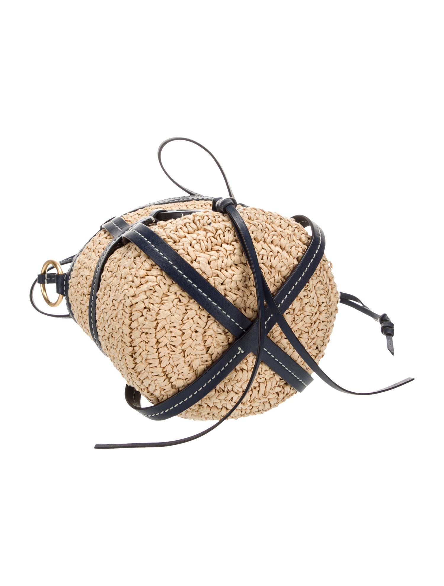 Tory Burch Straw Minaudière