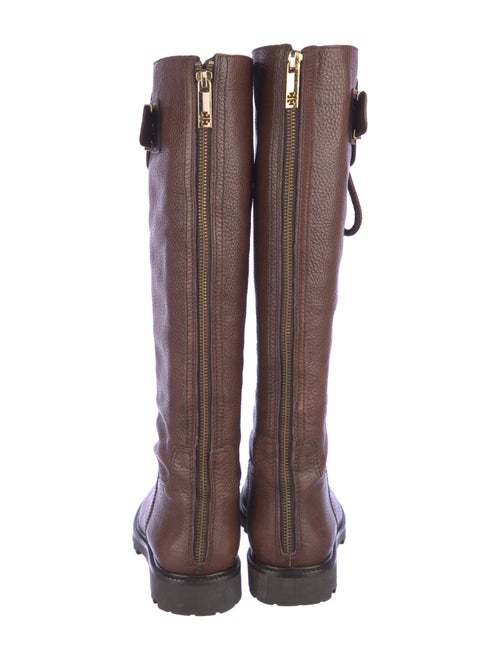 Tory Burch Leather Combat Boots