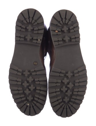 Tory Burch Leather Combat Boots