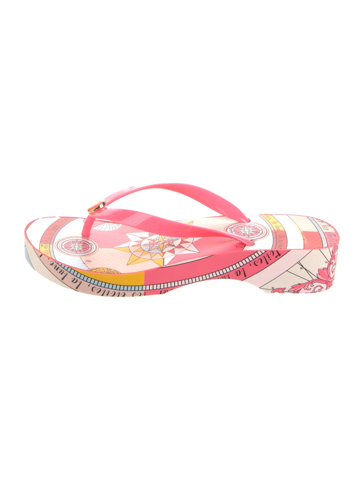 Tory Burch Printed Flip Flops