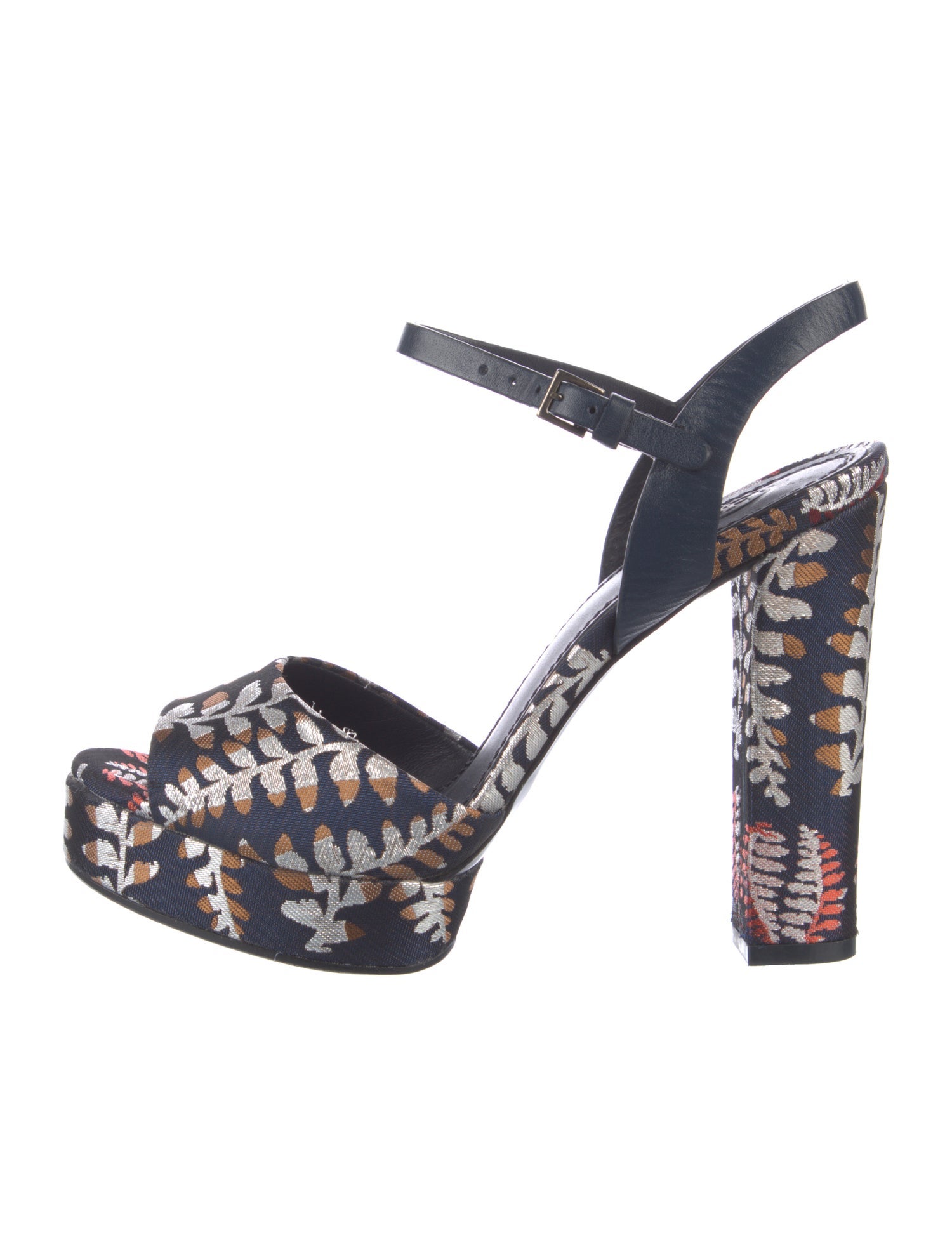 Tory Burch Printed Slingback Sandals