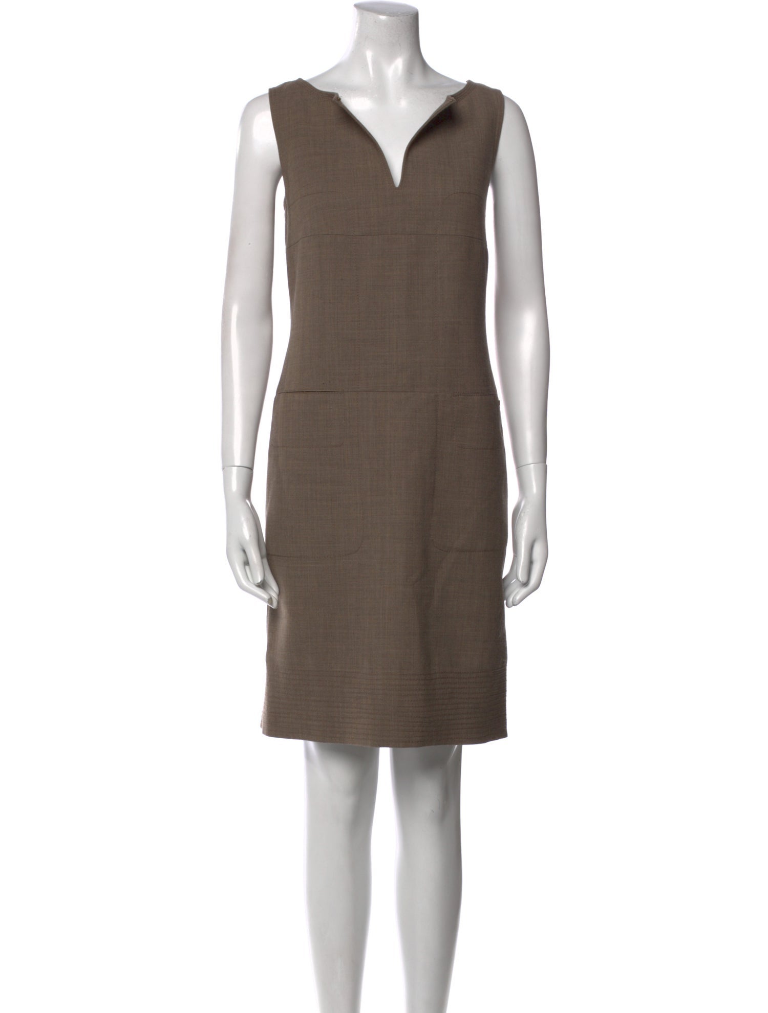 Tory Burch V-Neck Knee-Length Dress