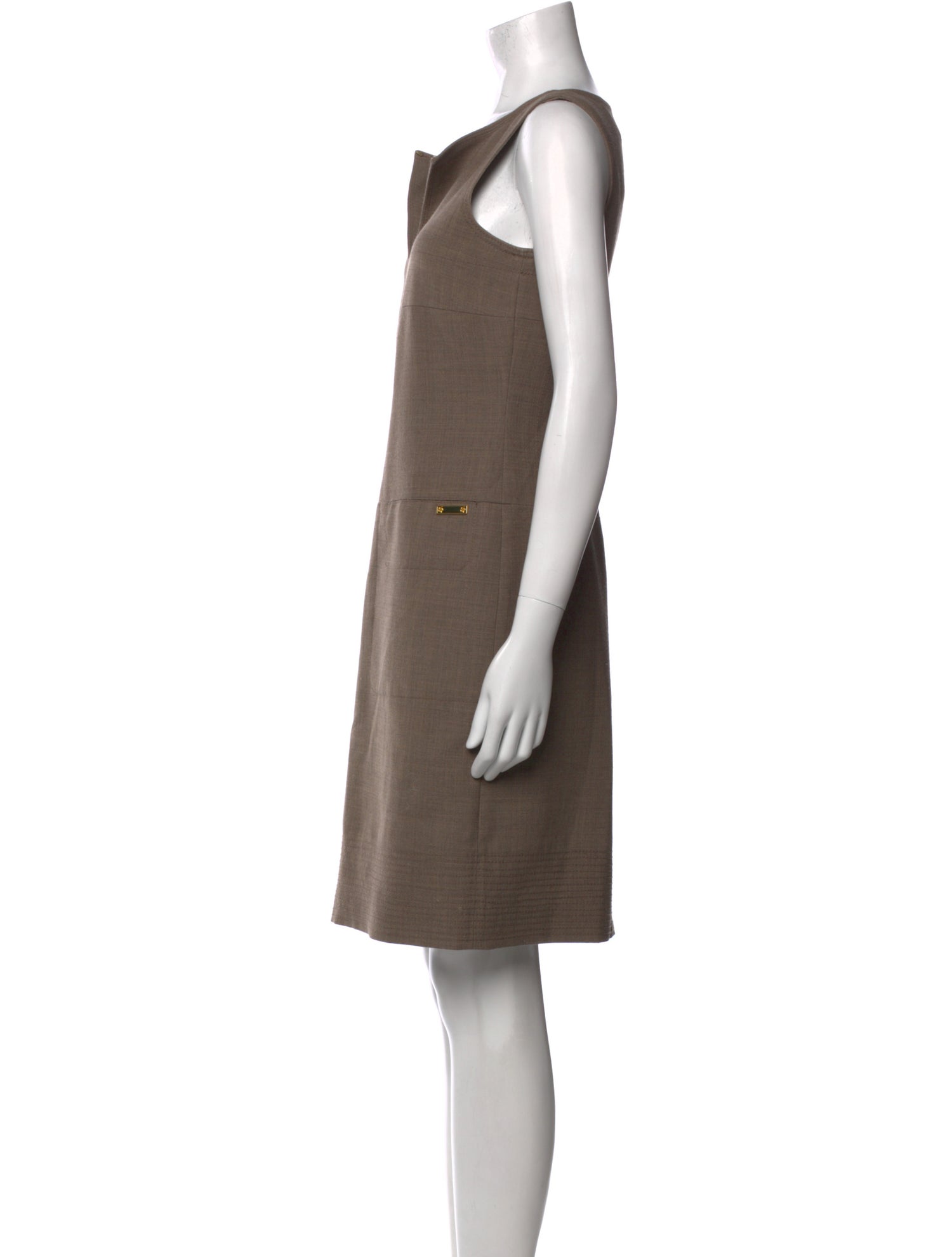 Tory Burch V-Neck Knee-Length Dress