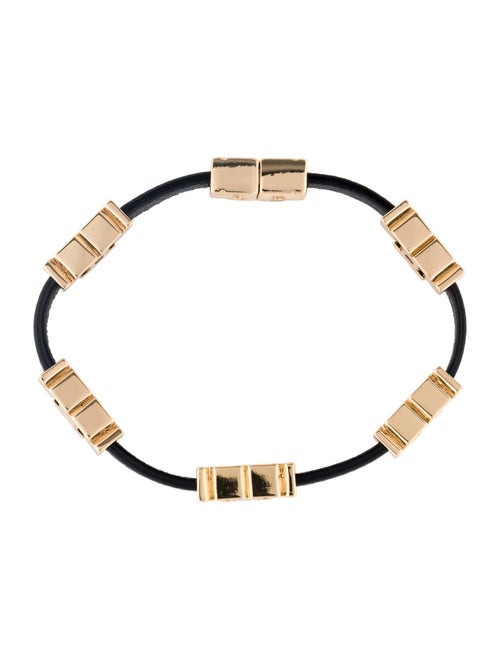 Tory Burch Leather Serif-T Bracelet