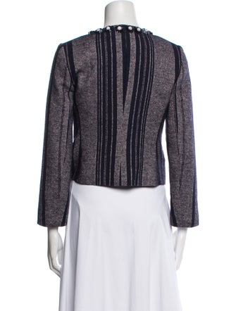 Tory Burch Striped Evening Jacket