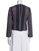 Tory Burch Striped Evening Jacket