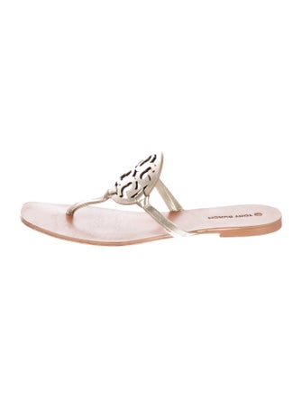 Tory Burch Leather Slides