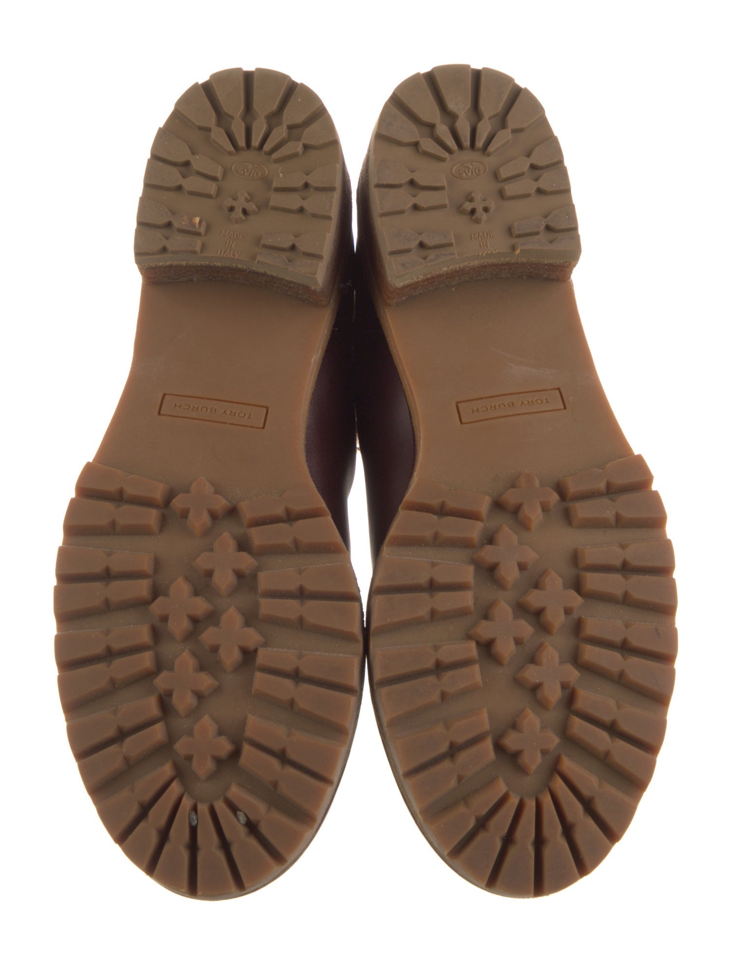 Tory Burch Leather Combat Boots