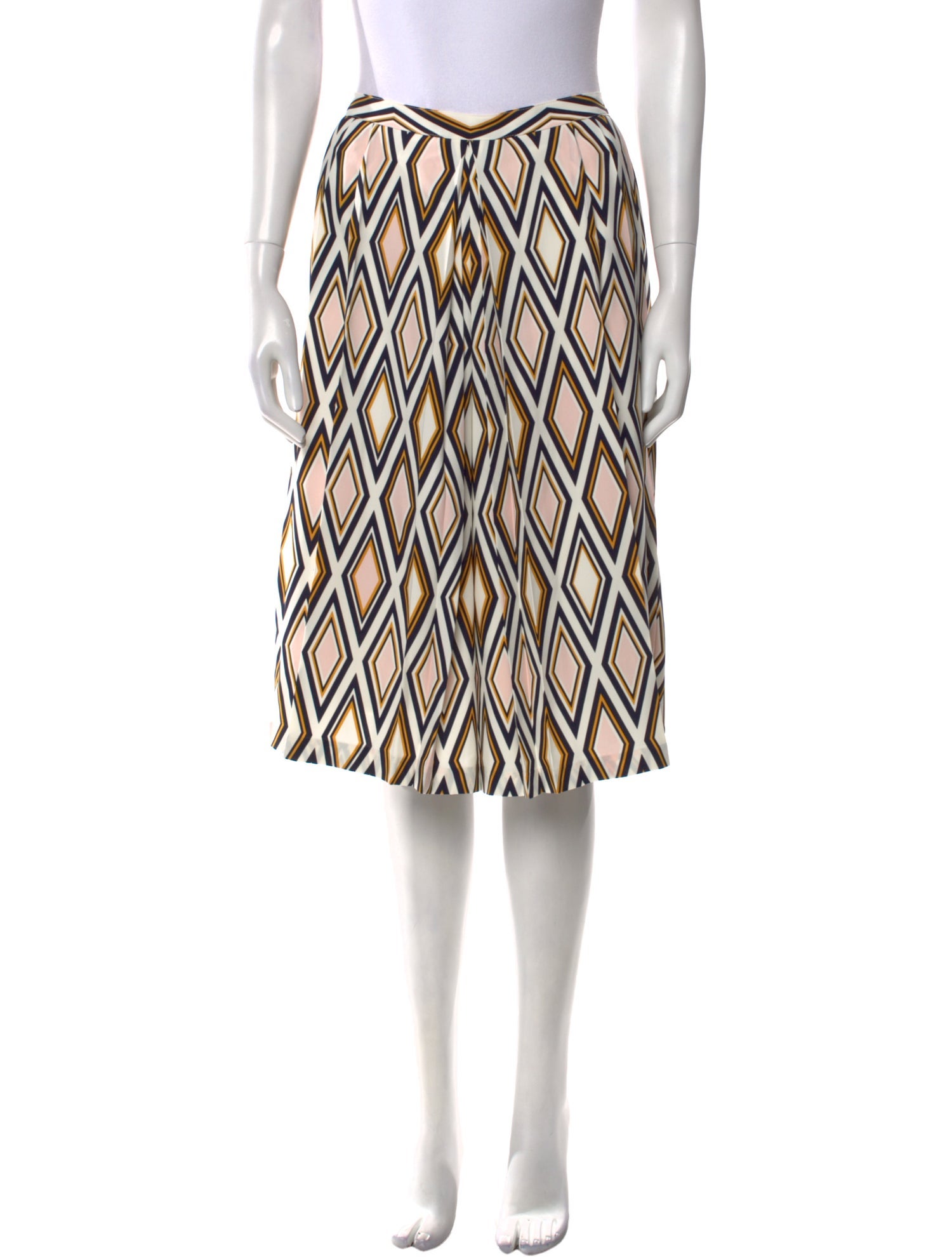 Tory Burch Printed Knee-Length Skirt w/ Tags