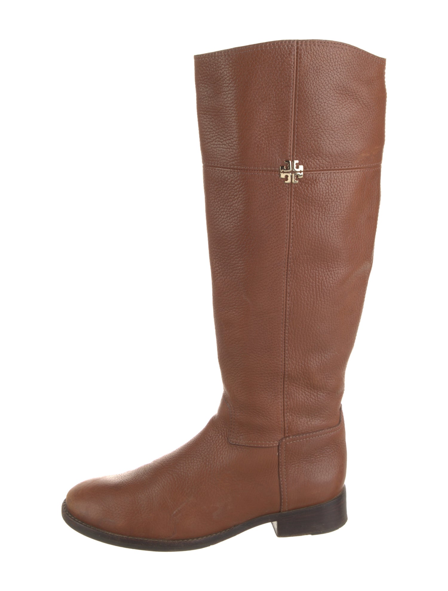 Tory Burch Leather Riding Boots
