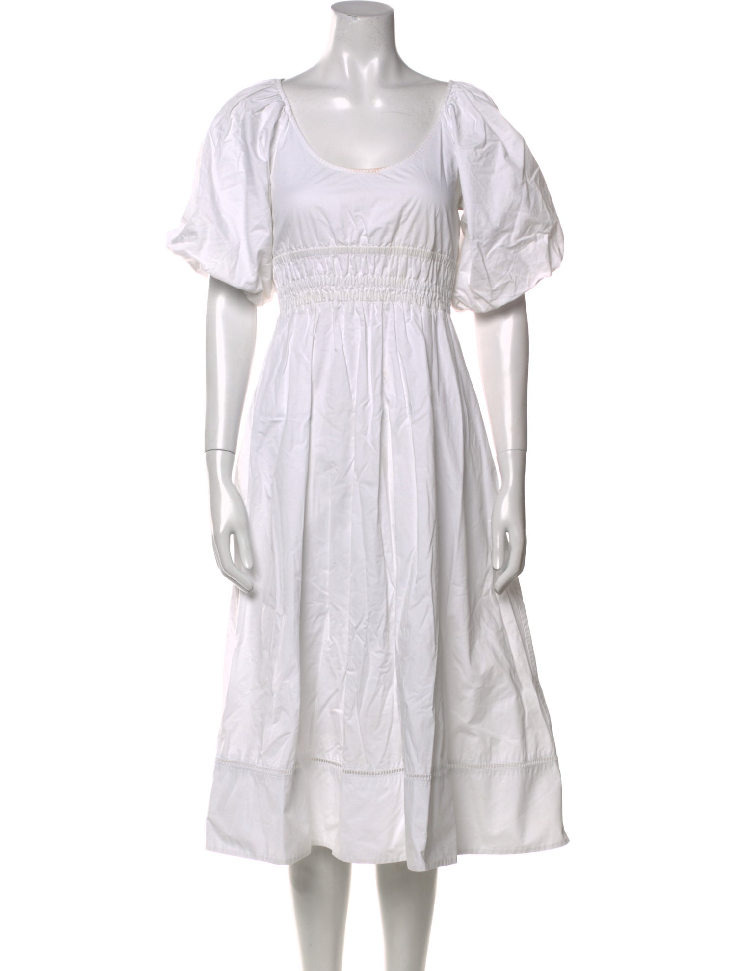 Tory Burch Scoop Neck Midi Length Dress