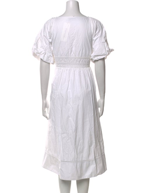 Tory Burch Scoop Neck Midi Length Dress