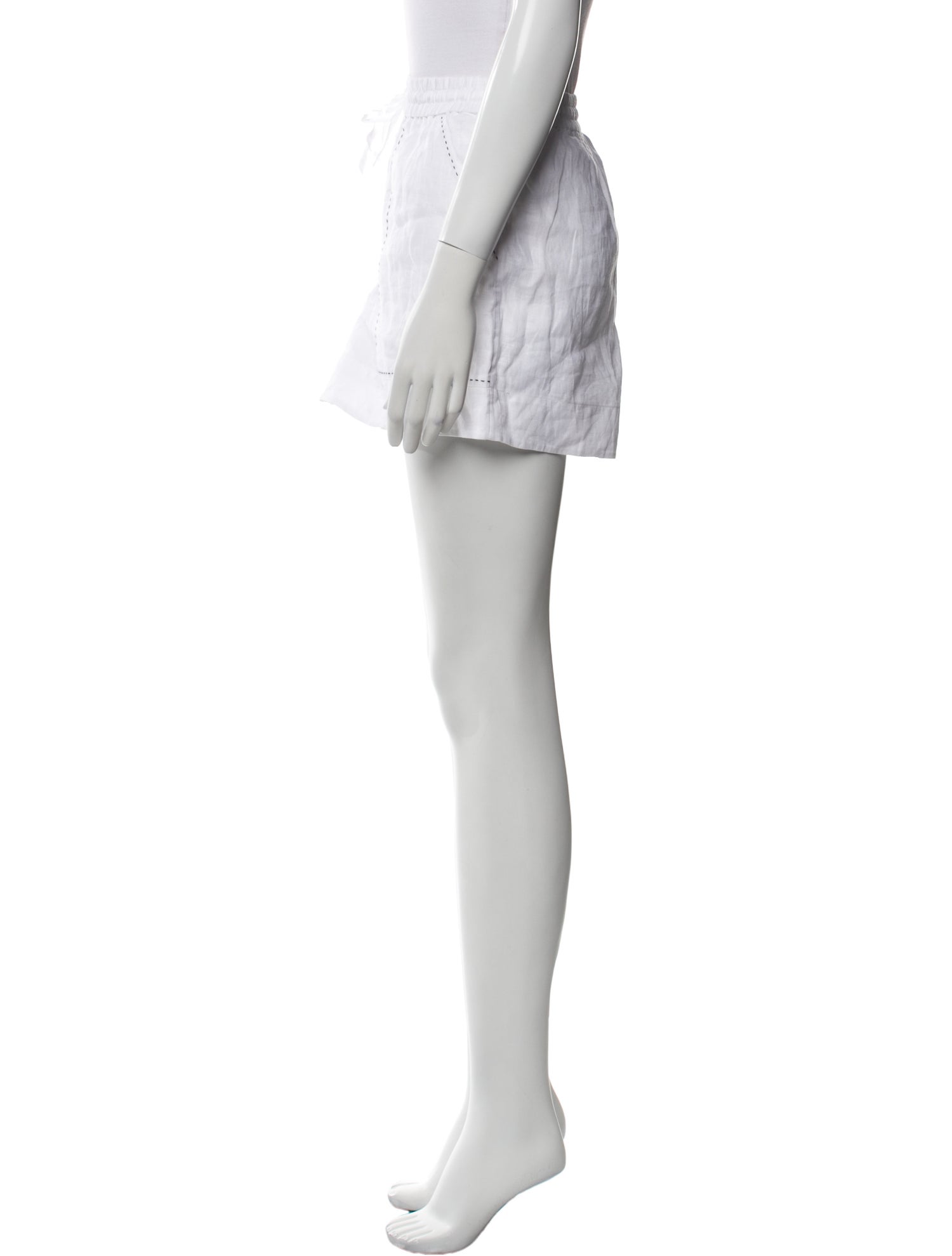 Tory Burch Linen Mini Shorts