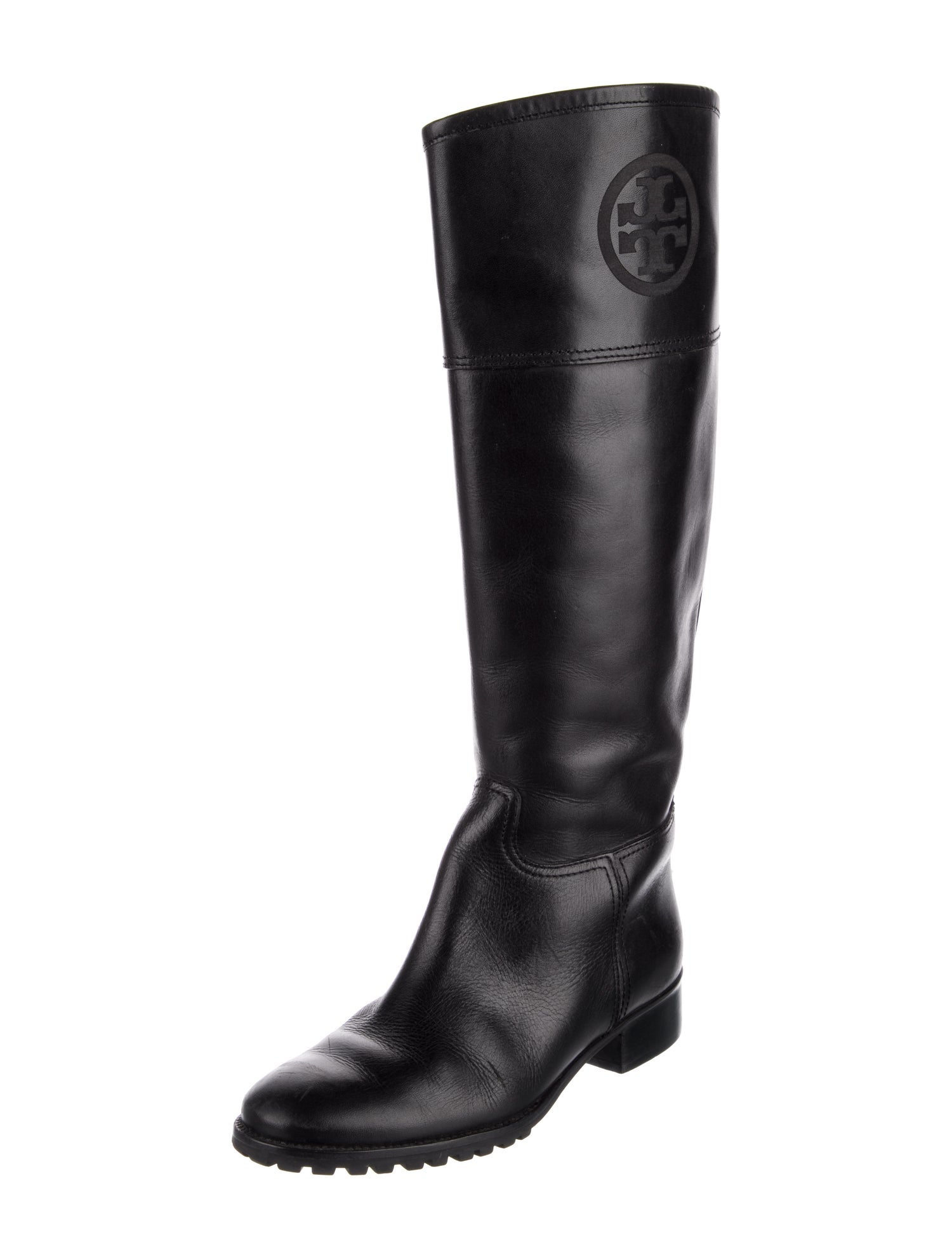 Tory Burch Leather Riding Boots