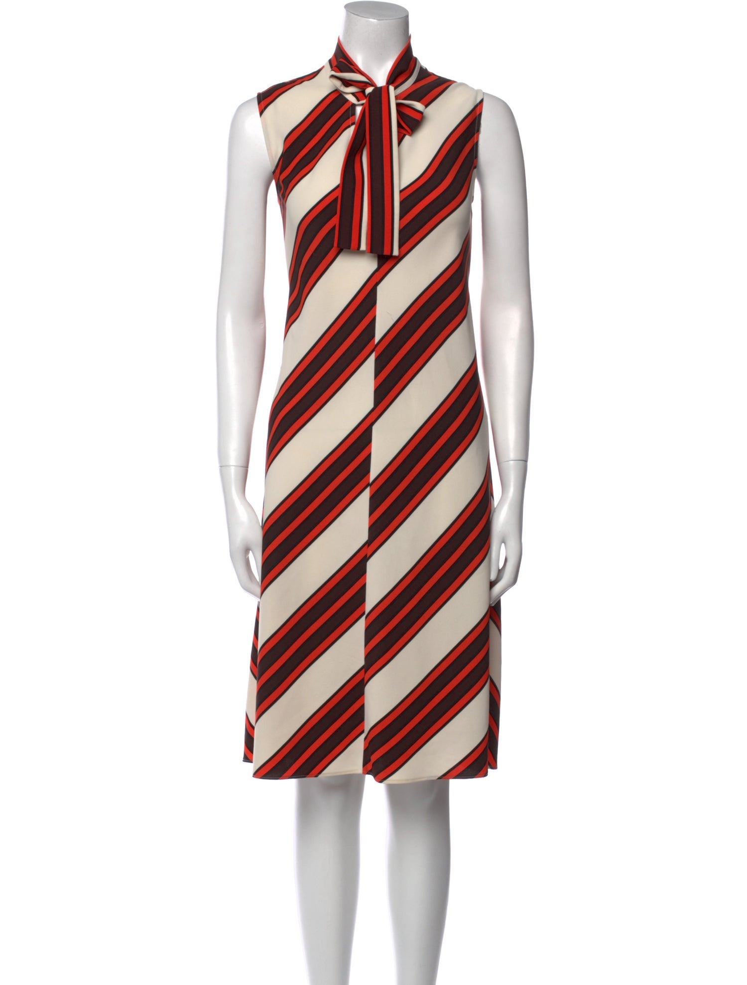 Tory Burch Striped Knee-Length Dress