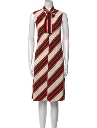 Tory Burch Striped Knee-Length Dress
