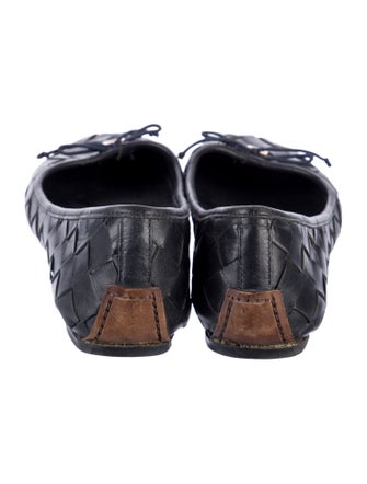 Tory Burch Leather Bow Accents Flats