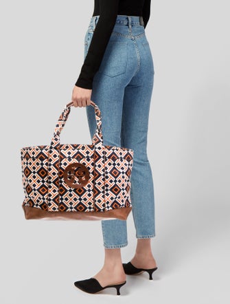 Tory Burch Canvas Shoulder Bag