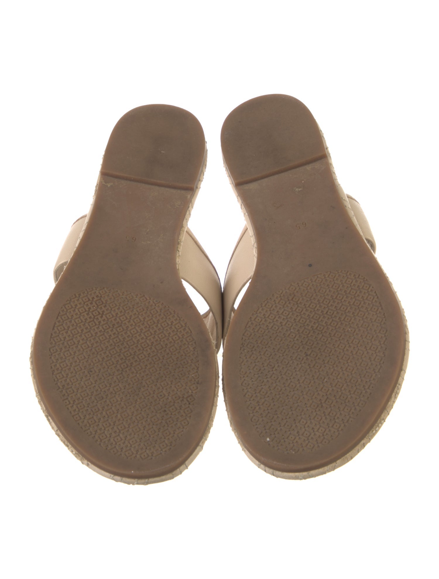 Tory Burch Leather Flip Flops