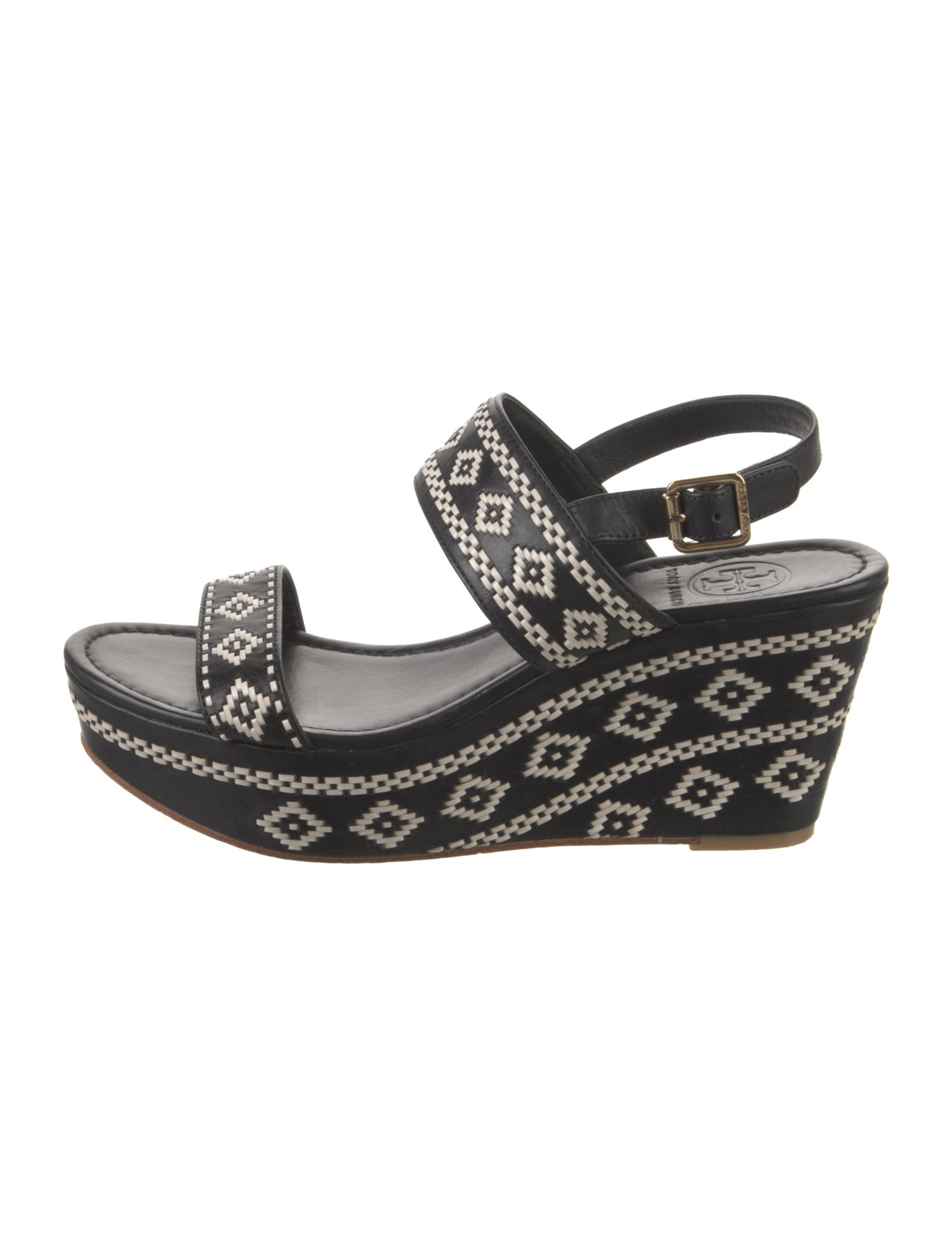 Tory Burch Leather Printed Sandals