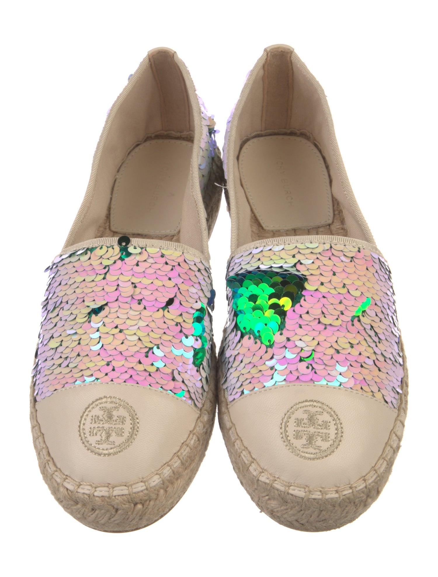 Tory Burch Sequins Sequin Embellishments Espadrilles