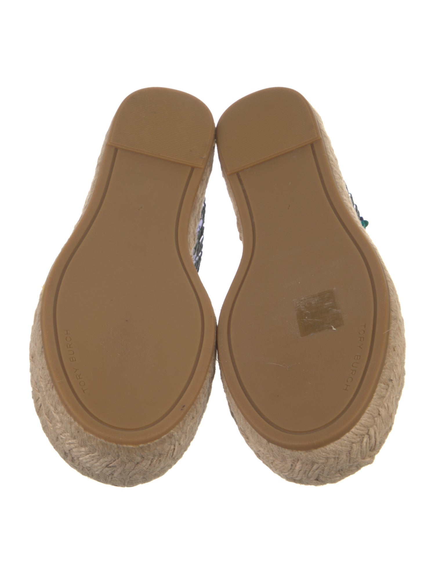 Tory Burch Sequins Sequin Embellishments Espadrilles