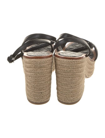 Tory Burch Leather Espadrilles