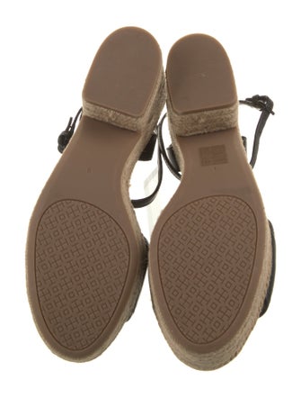 Tory Burch Leather Espadrilles