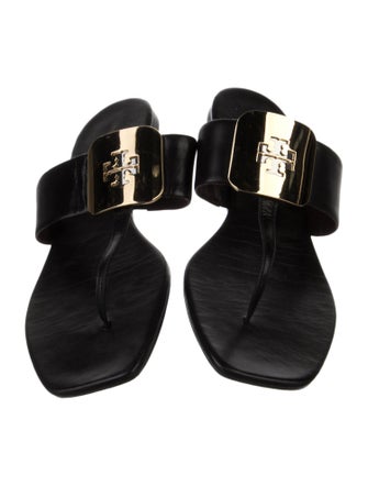 Tory Burch Leather Slides