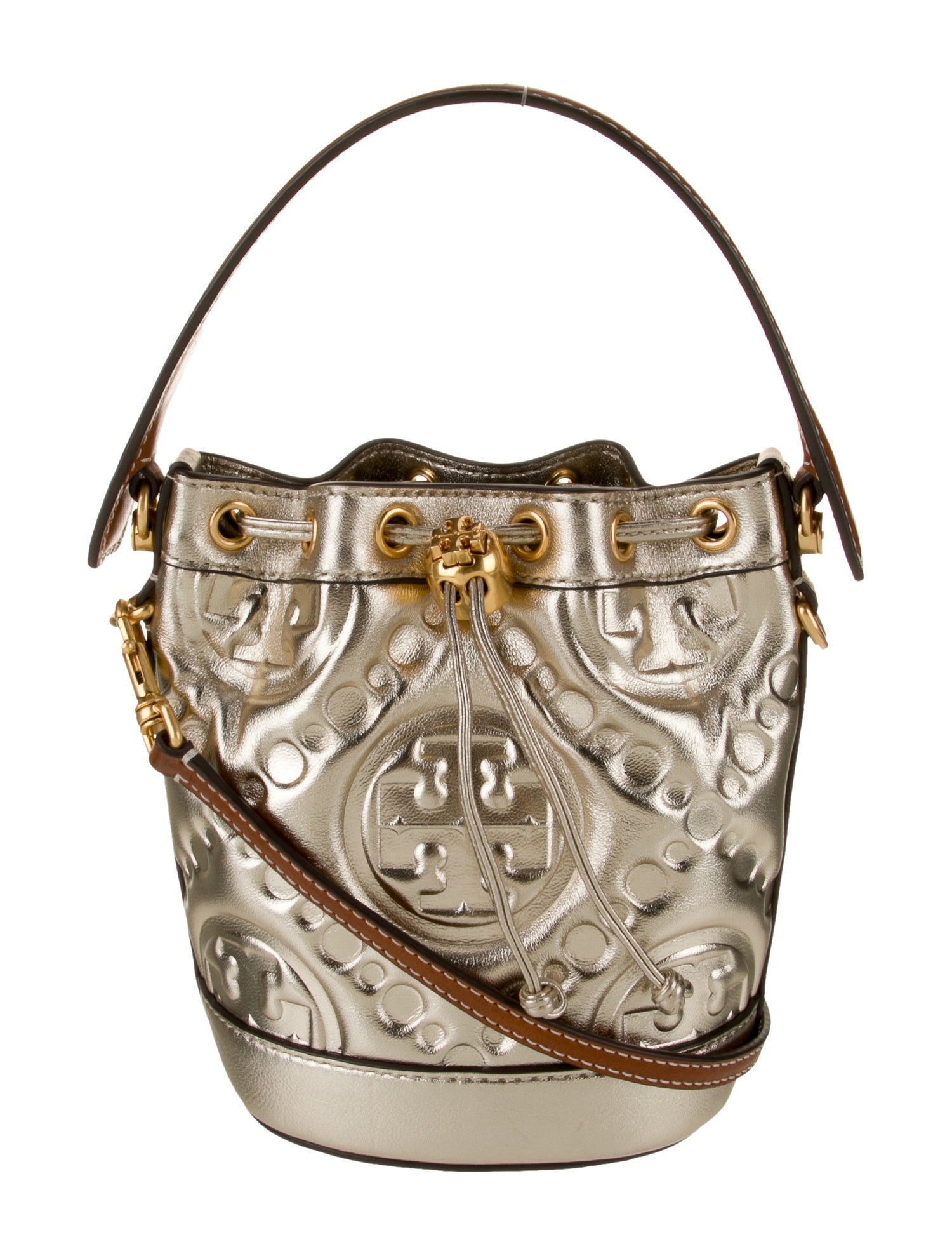 Tory Burch Leather Bucket Bag