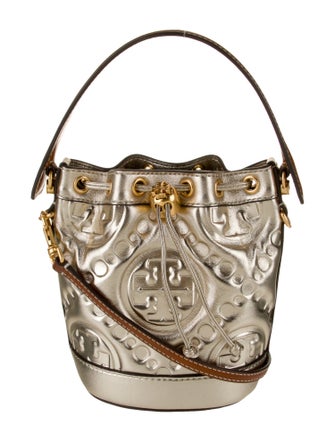 Tory Burch Leather Bucket Bag