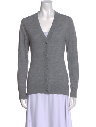 Tory Burch Merino Wool V-Neck Sweater