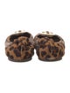 Tory Burch Ponyhair Animal Print Ballet Flats