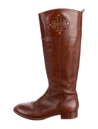 Tory Burch Leather Riding Boots