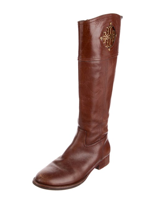 Tory Burch Leather Riding Boots
