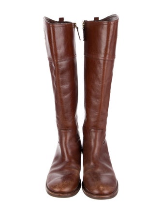 Tory Burch Leather Riding Boots