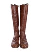 Tory Burch Leather Riding Boots