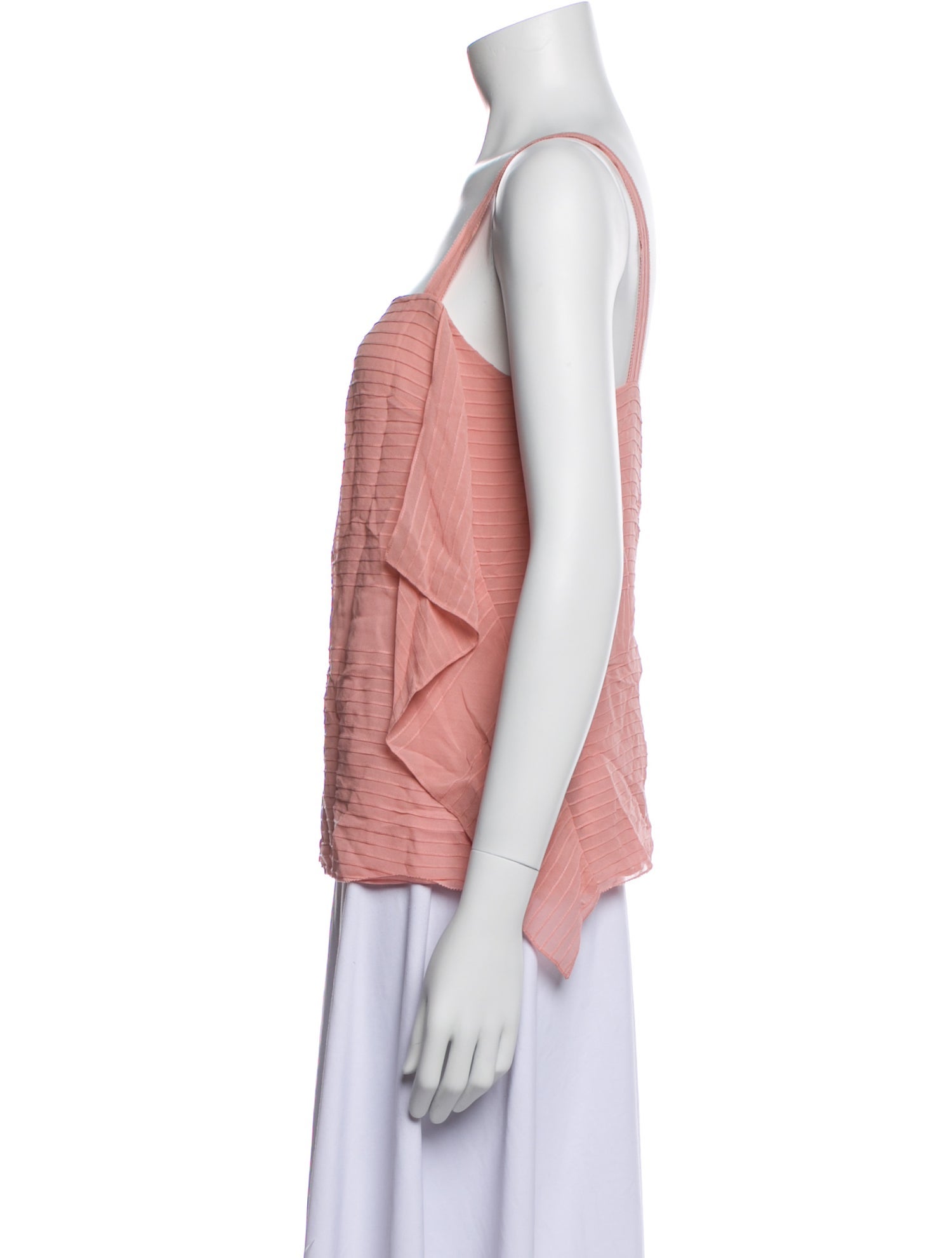 Tory Burch Silk Square Neckline Top