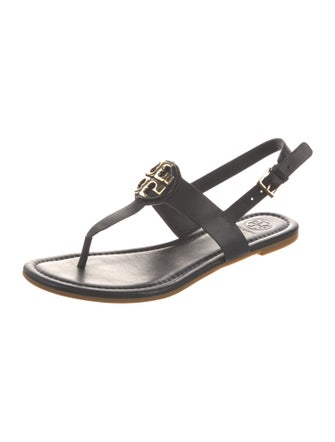 Tory Burch Leather T-Strap Sandals