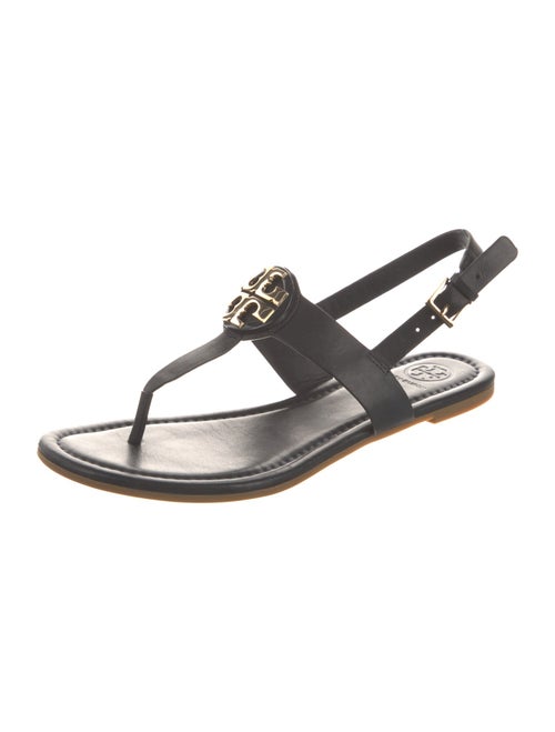 Tory Burch Leather T-Strap Sandals