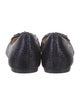 Tory Burch Leather Bow Accents Ballet Flats