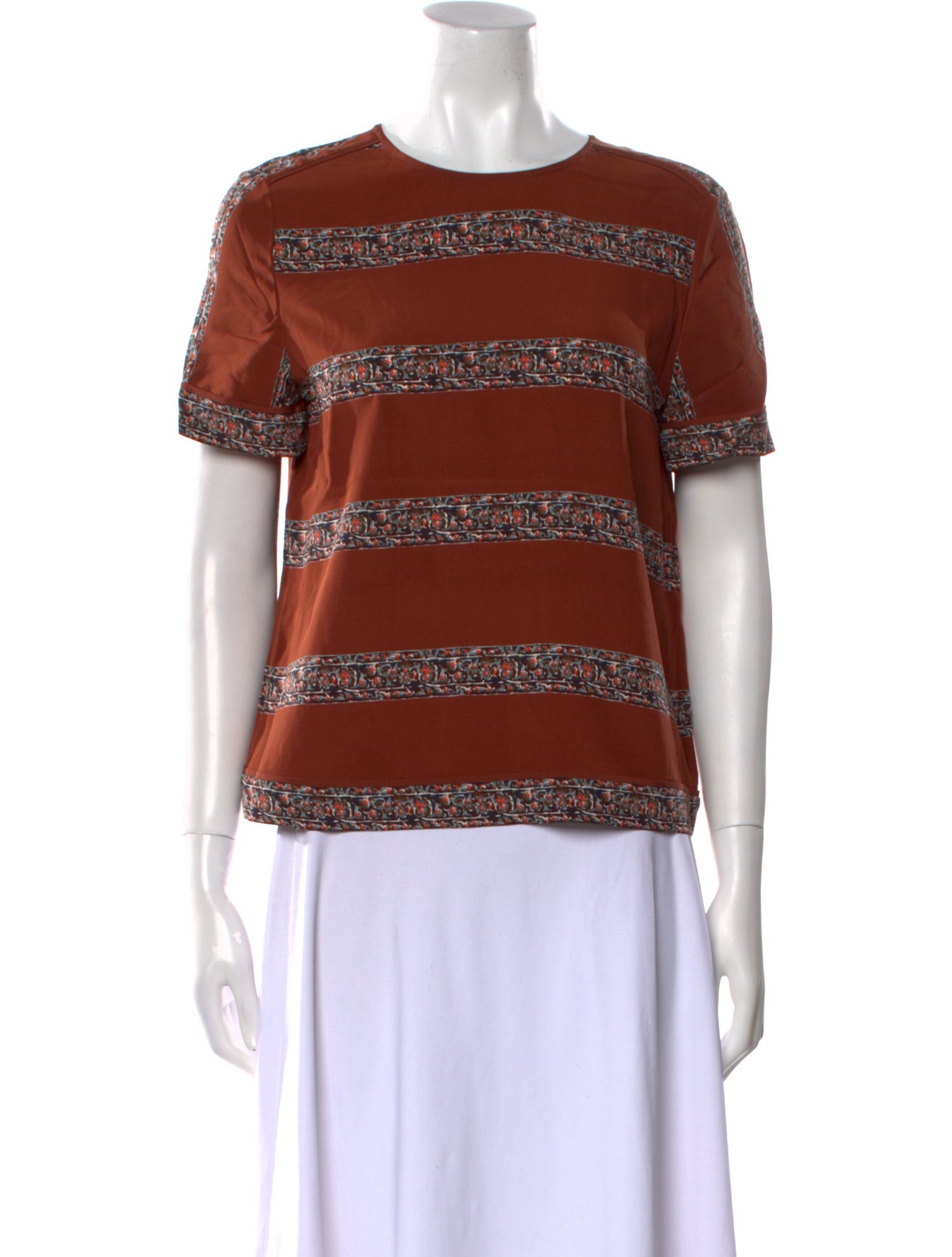 Tory Burch Silk Printed Top