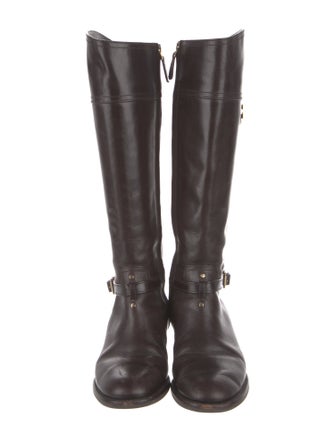 Tory Burch Leather Riding Boots