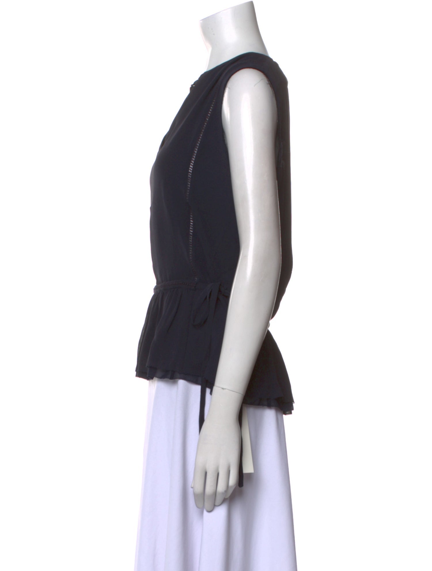 Tory Burch Silk V-Neck Blouse