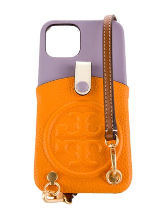 Tory Burch Leather iPhone Case