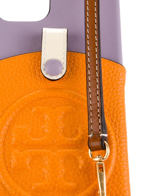 Tory Burch Leather iPhone Case
