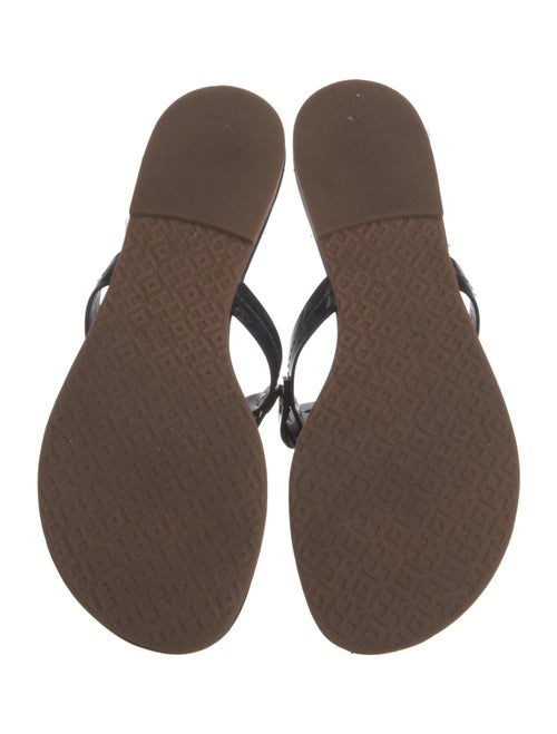 Tory Burch Patent Leather T-Strap Sandals